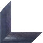 Nero/argento schilderijlijst van de serie OTTOCENTO in de kleur zwart